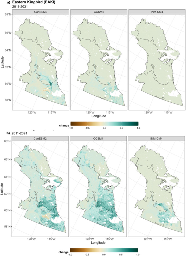 Publication: 'Climate-sensitive forecasts of marked short-term and long-term changes in the distributions or abundances of Northwestern boreal landbirds'